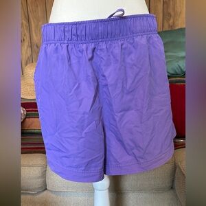 Athletic Works Purple Athletic Shorts with Full Panty, XL (16-18)